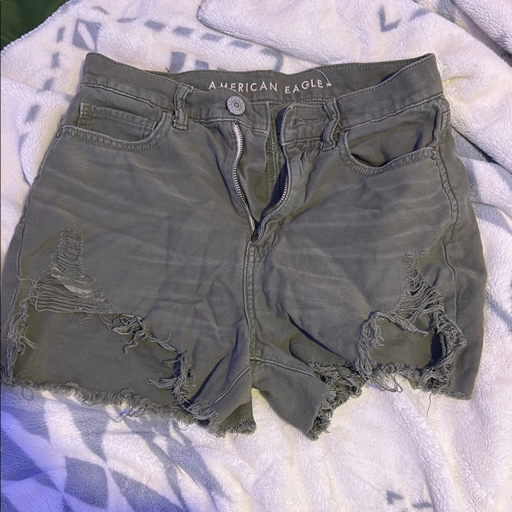 American Eagle Outfitters Women's Olive Shorts